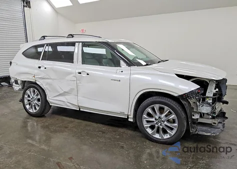 2021 Toyota Highlander Hybrid Limited from USA, damaged, VIN 5TDXBRCH6MS018052